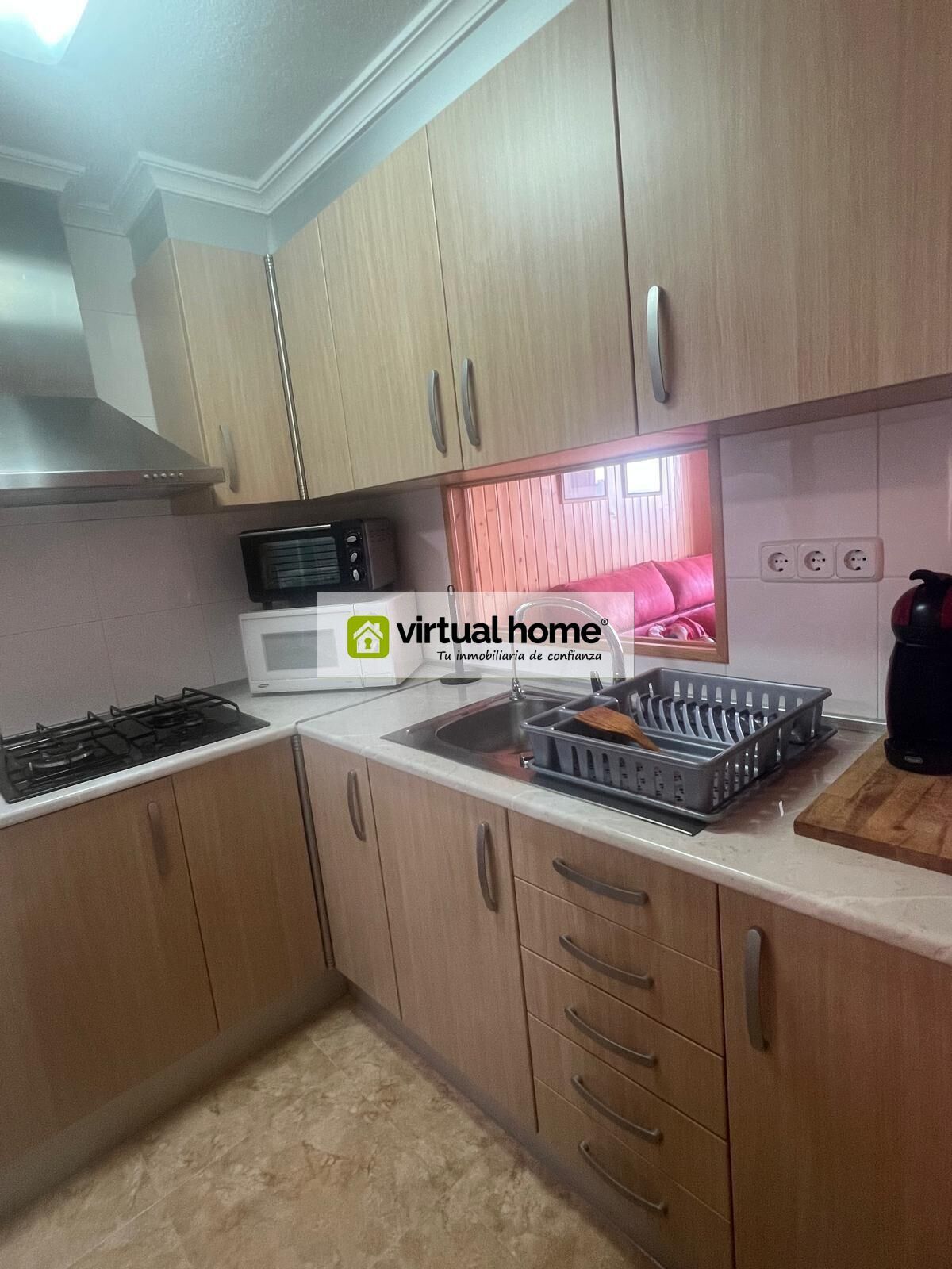 Kitchen of Study for sale in Benidorm  with Air Conditioner, Private garden and Community pool