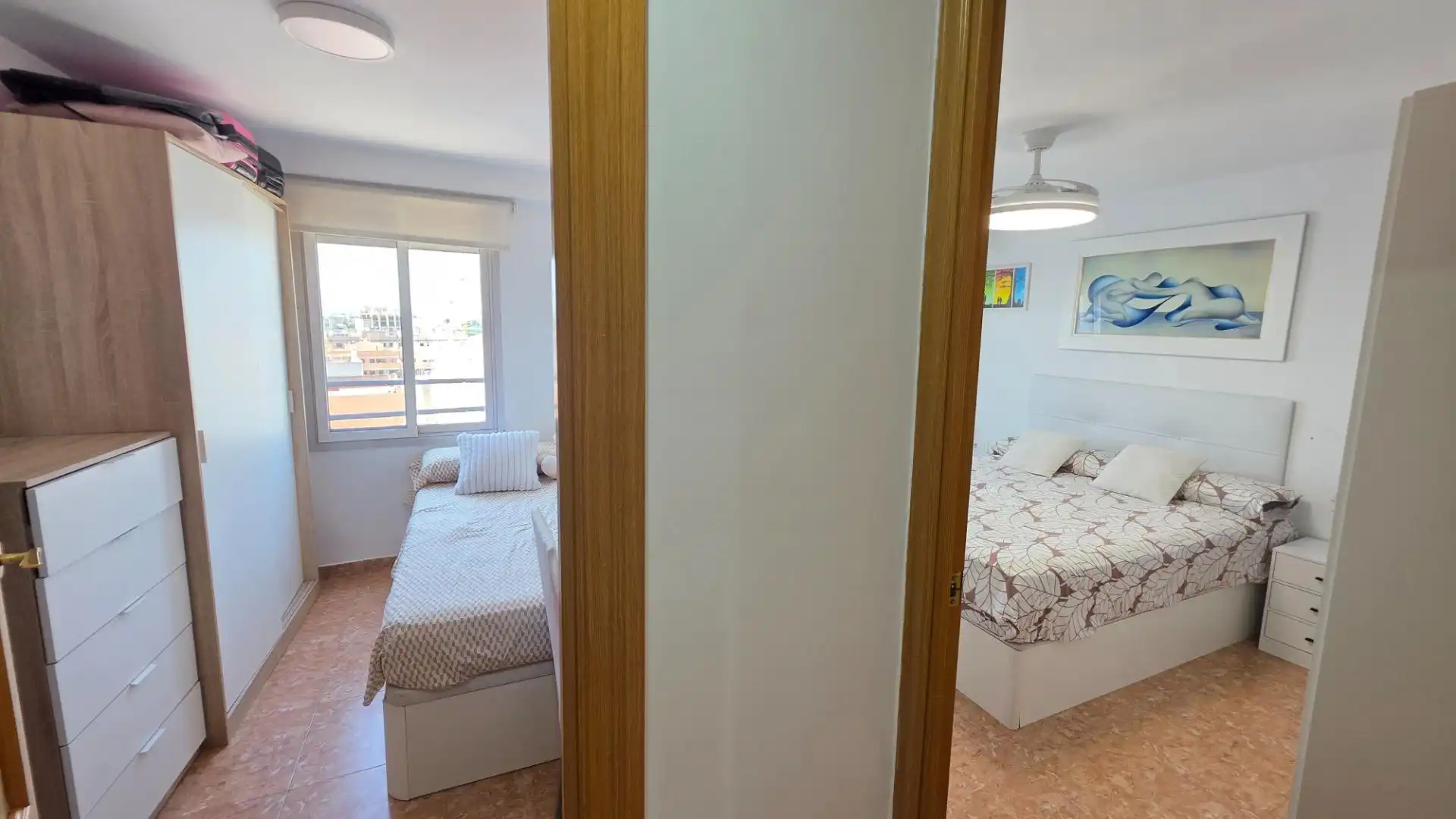 Bedroom of Flat for sale in Paterna  with Air Conditioner and Balcony