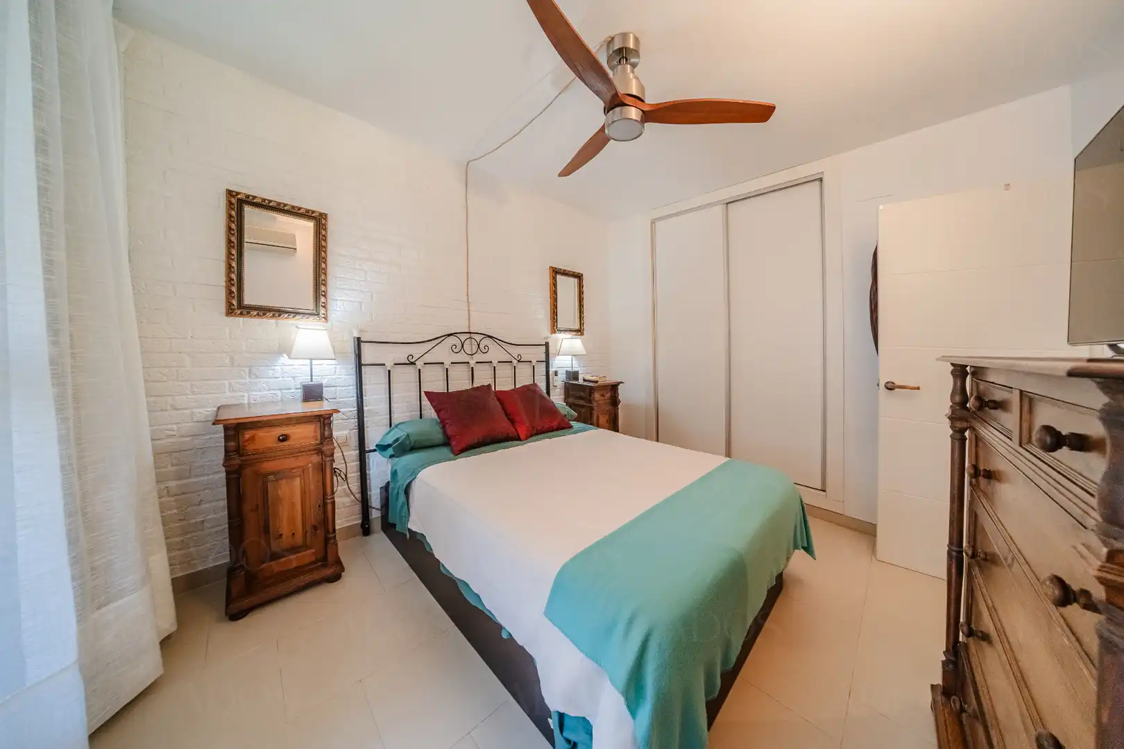 Bedroom of Flat for sale in Roquetas de Mar  with Air Conditioner, Terrace and Community pool