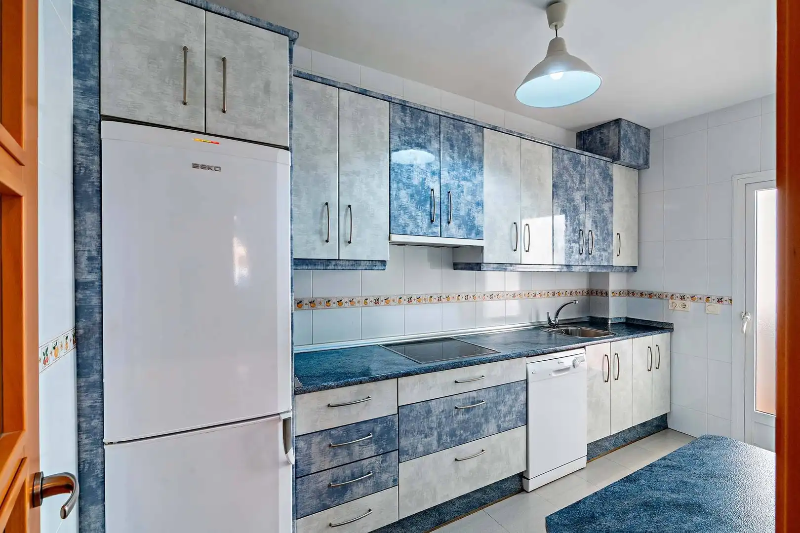 Kitchen of Flat for rent in Roquetas de Mar  with Air Conditioner, Heating and Private garden