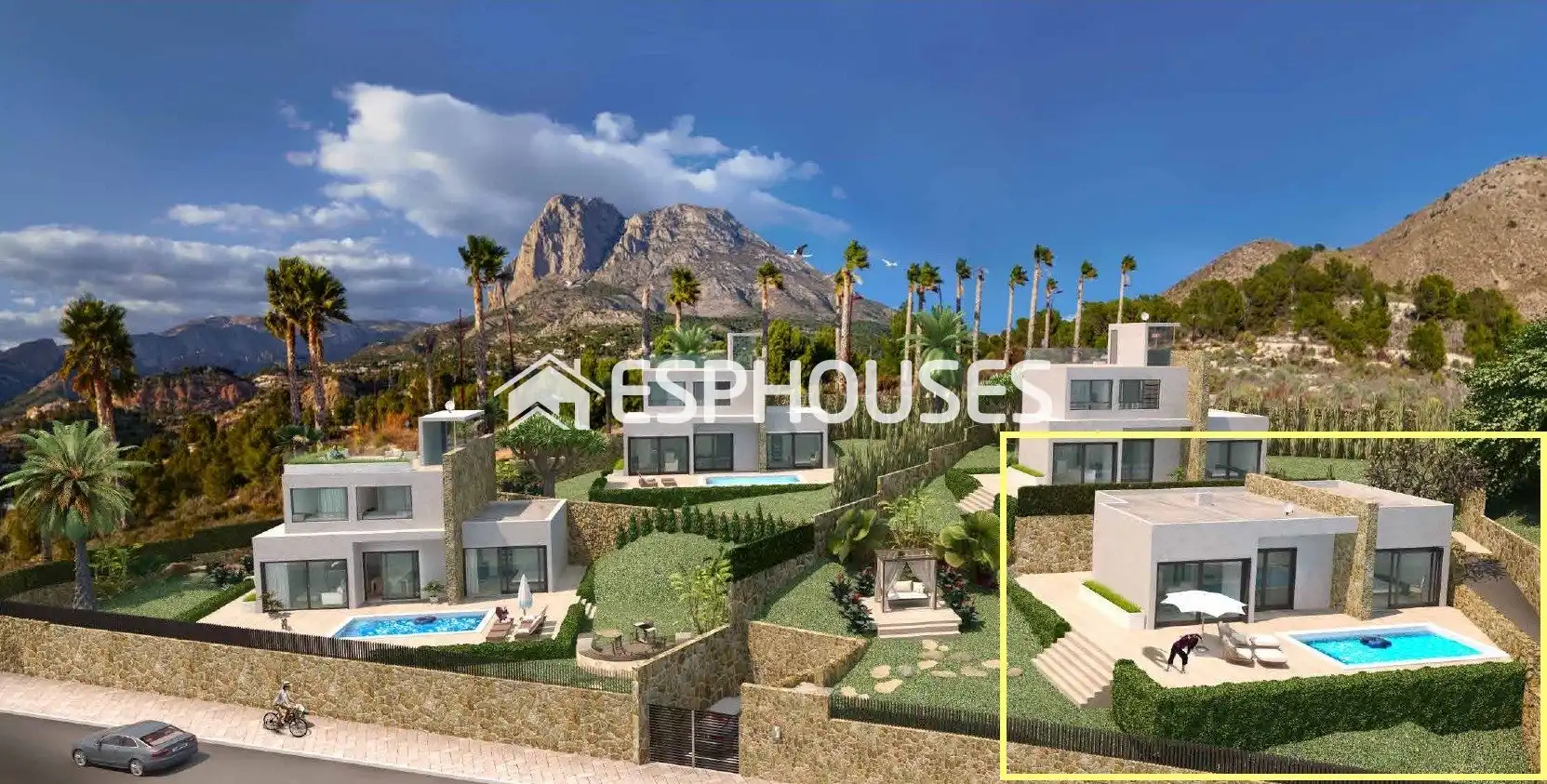 Chalet con terraza en venta en Golf Bahía