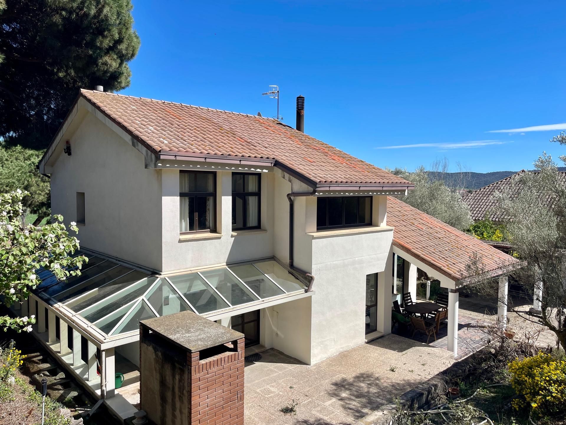 Vista exterior de Casa o xalet en venda en Cardedeu amb Calefacció, Jardí privat i Terrassa