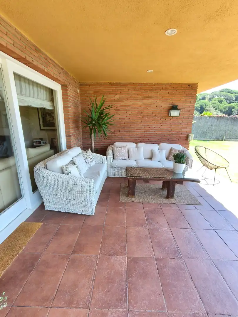 Terrace of Houses for sale in Sant Andreu de Llavaneres  with Air Conditioner, Heating and Private garden