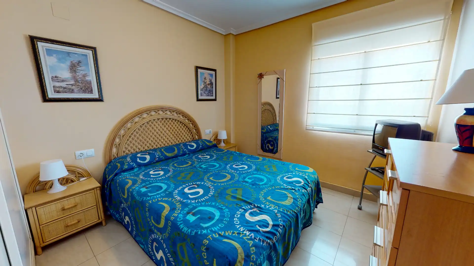 Bedroom of Apartments for rent in Dénia  with Air Conditioner, Heating and Terrace