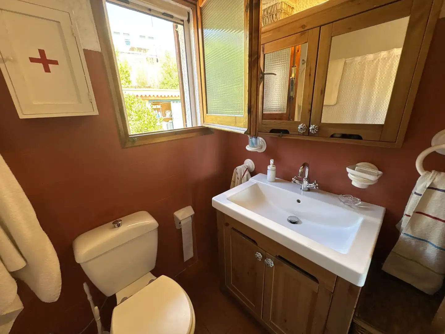 Baño de Casa o chalet en venta en Vespella de Gaià con Jardín privado, Piscina y Amueblado