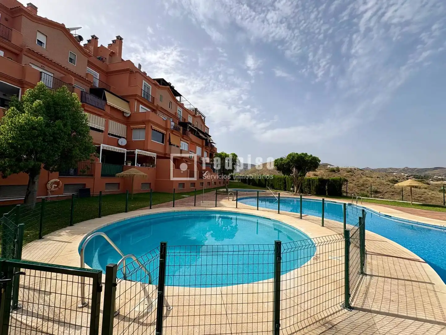 Exterior view of Flat for sale in Rincón de la Victoria  with Air Conditioner, Private garden and Terrace