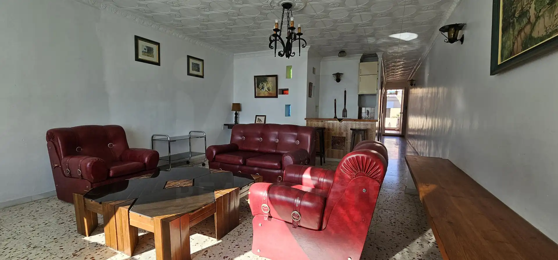 Sala de estar de Casa o chalet en venta en Roquetas de Mar con Aire acondicionado, Calefacción y Terraza