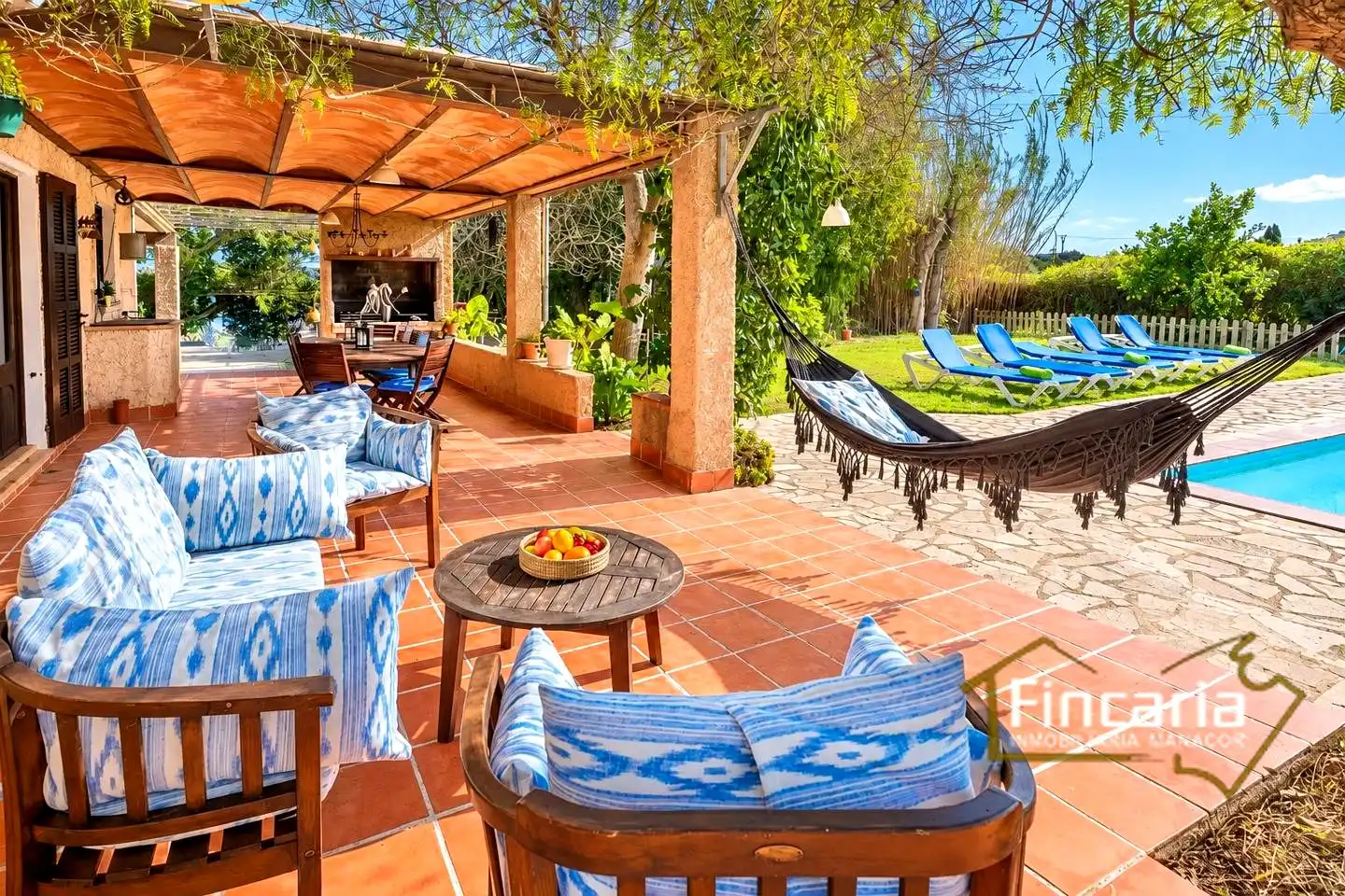 Terrasse von Country house zur Miete in Manacor Centre  