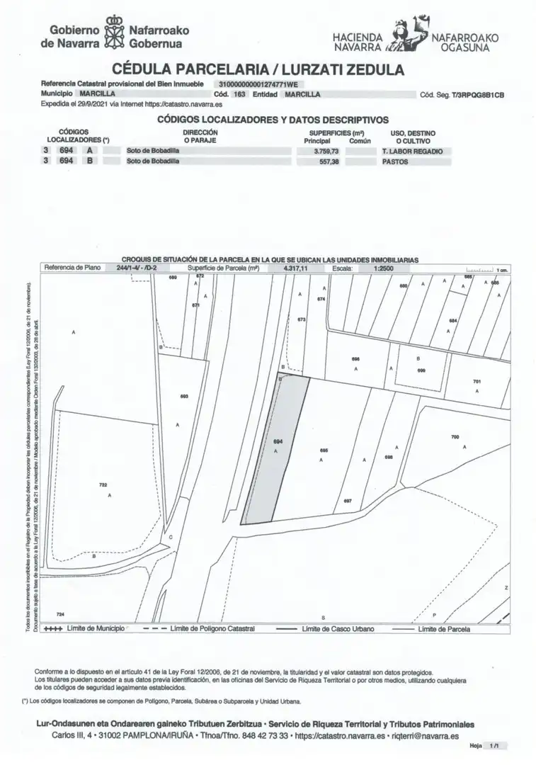 Rustikales Grundstück zum Verkauf in Marcilla, imagen 6