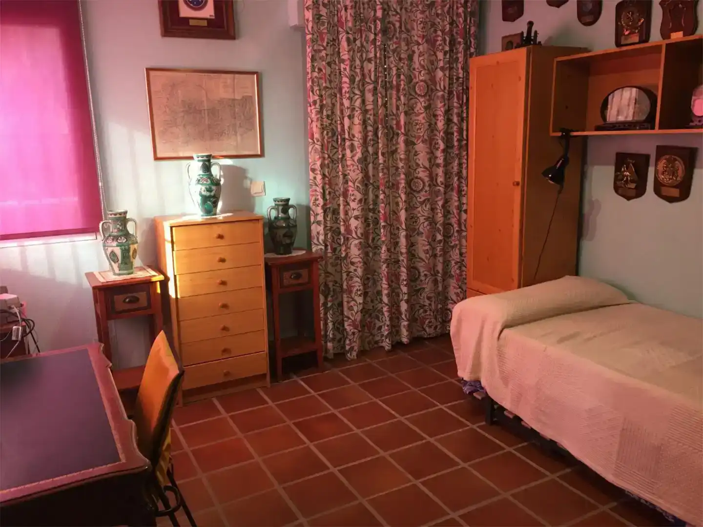 Schlafzimmer von Wohnung zur Miete in Salobreña mit Klimaanlage, Privatgarten und Schwimmbad