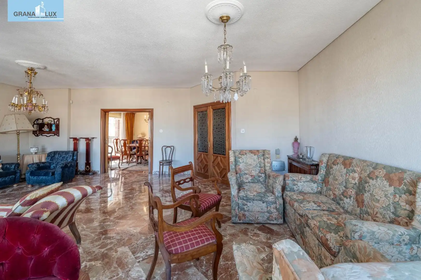 Sala de estar de Piso en venta en Granada con Terraza y Balcón