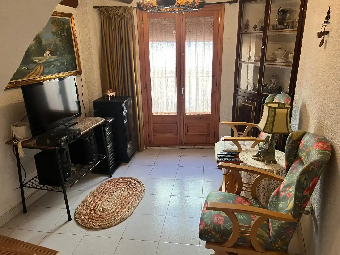 Sala d'estar de Casa adosada en venda en Xerta amb Moblat i Balcó