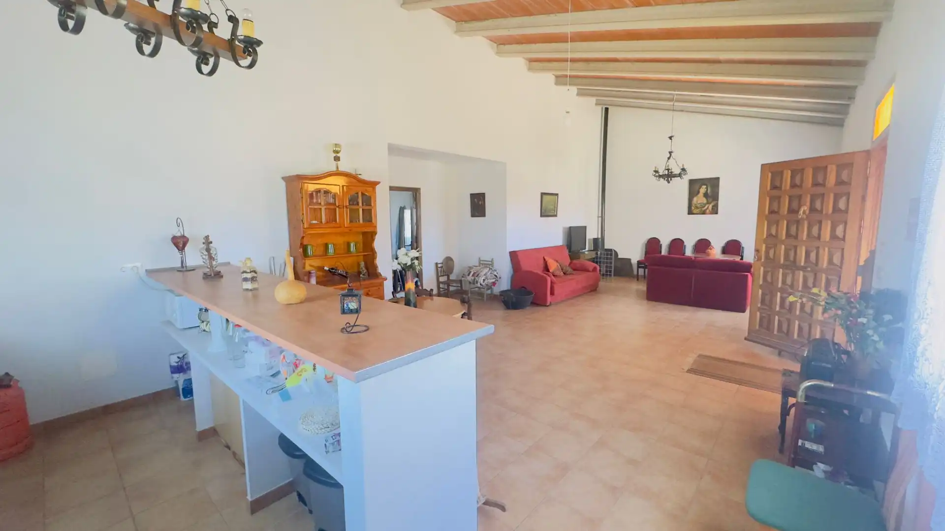 Living room of Country homes for sale in Villarrobledo  with Private garden, Furnished and Oven
