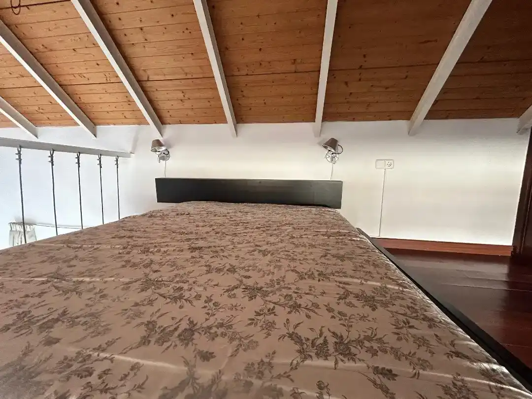 Dormitori de Loft de lloguer en Sevilla amb Aire condicionat, Calefacció i Terrassa