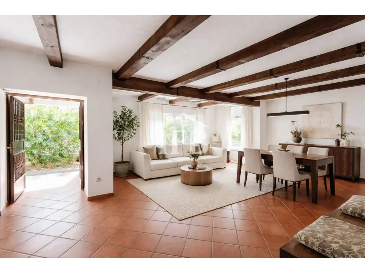 Sala de estar de Casa o chalet en venta en Badajoz con Aire acondicionado, Calefacción y Jardín privado