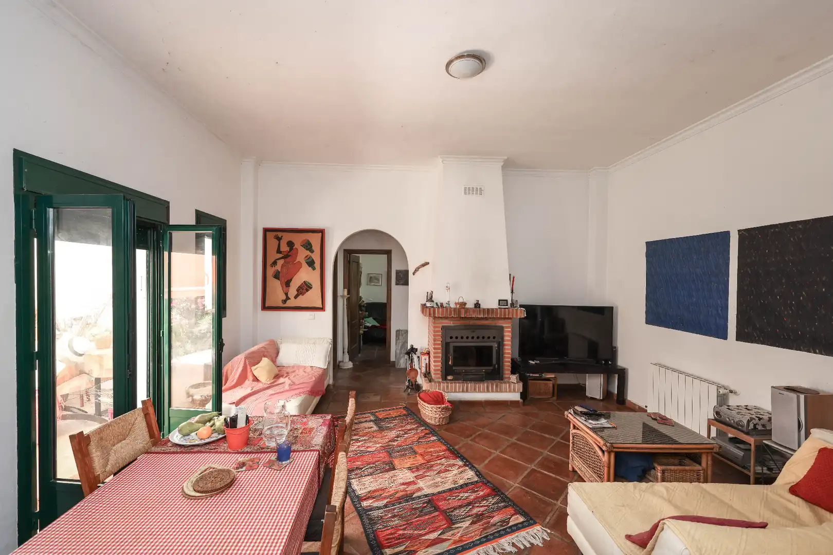 Sala d'estar de Casa o xalet en venda en Monda amb Aire condicionat, Jardí privat i Piscina
