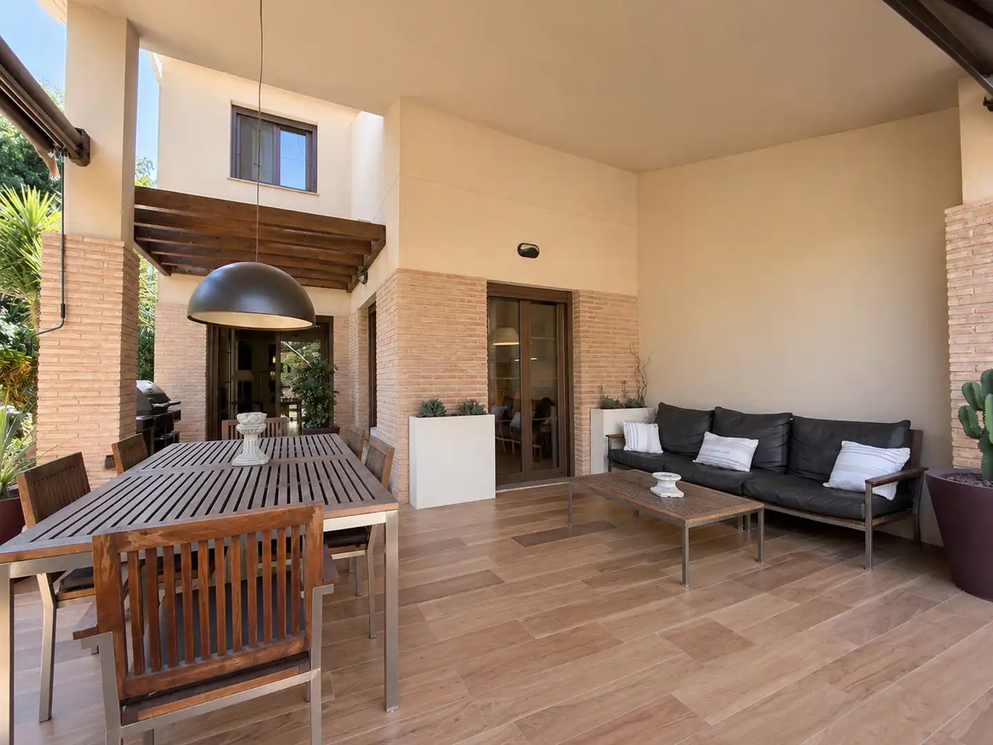 Terrace of Detached homes for sale in Mutxamel  with Air Conditioner, Heating and Private garden