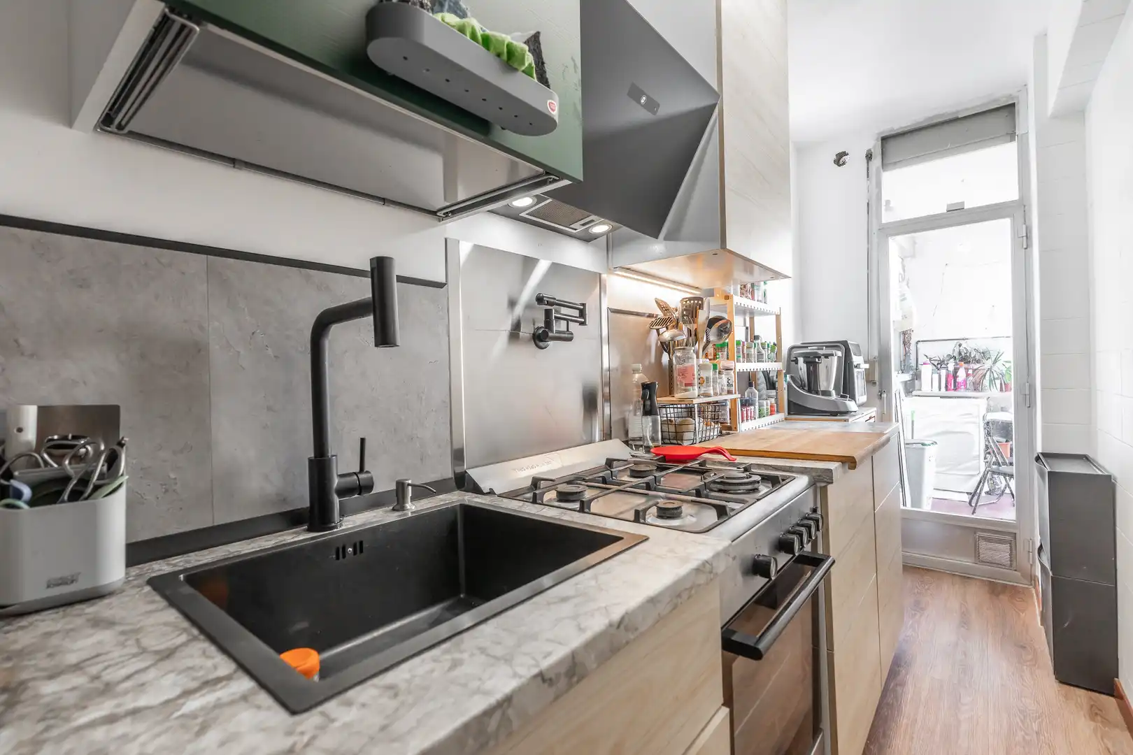 Kitchen of Flat for sale in Madrid  with Heating