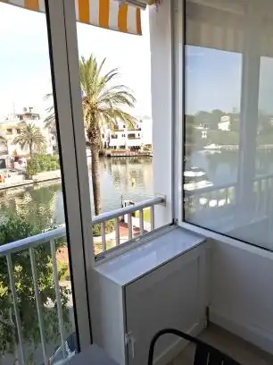 Balcony of Apartments for sale in Empuriabrava  with Air Conditioner, Terrace and Furnished