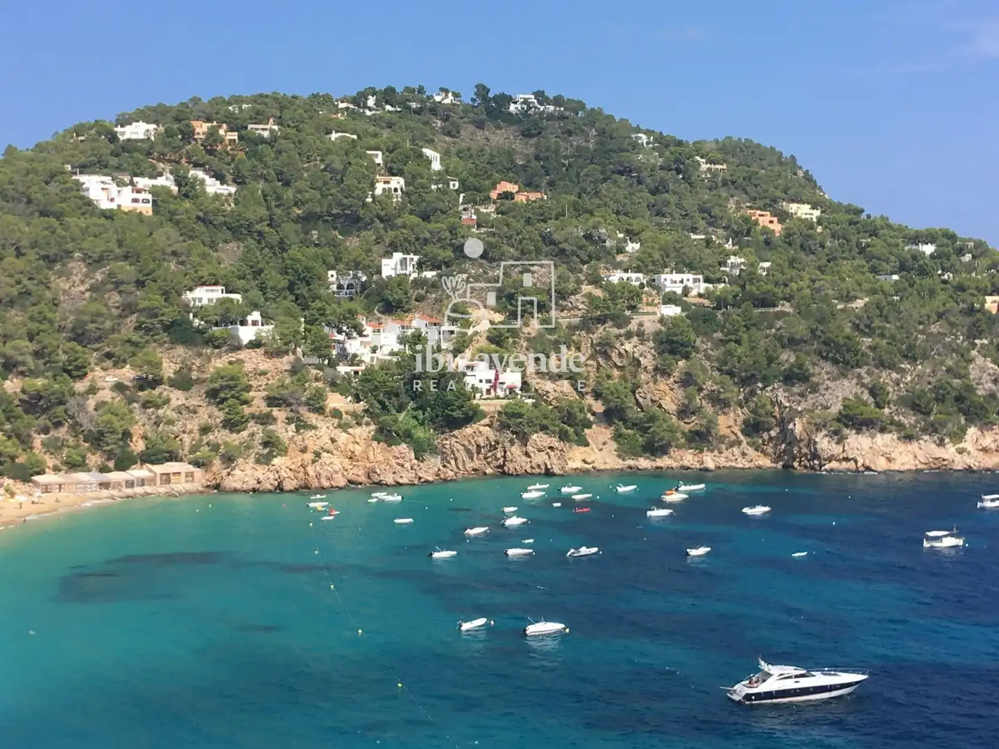Vista exterior de Casa o xalet de lloguer en Sant Joan de Labritja amb Aire condicionat, Calefacció i Piscina