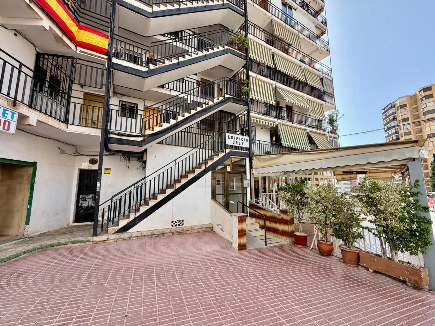 Vista exterior de Piso en venta en Benidorm con Terraza