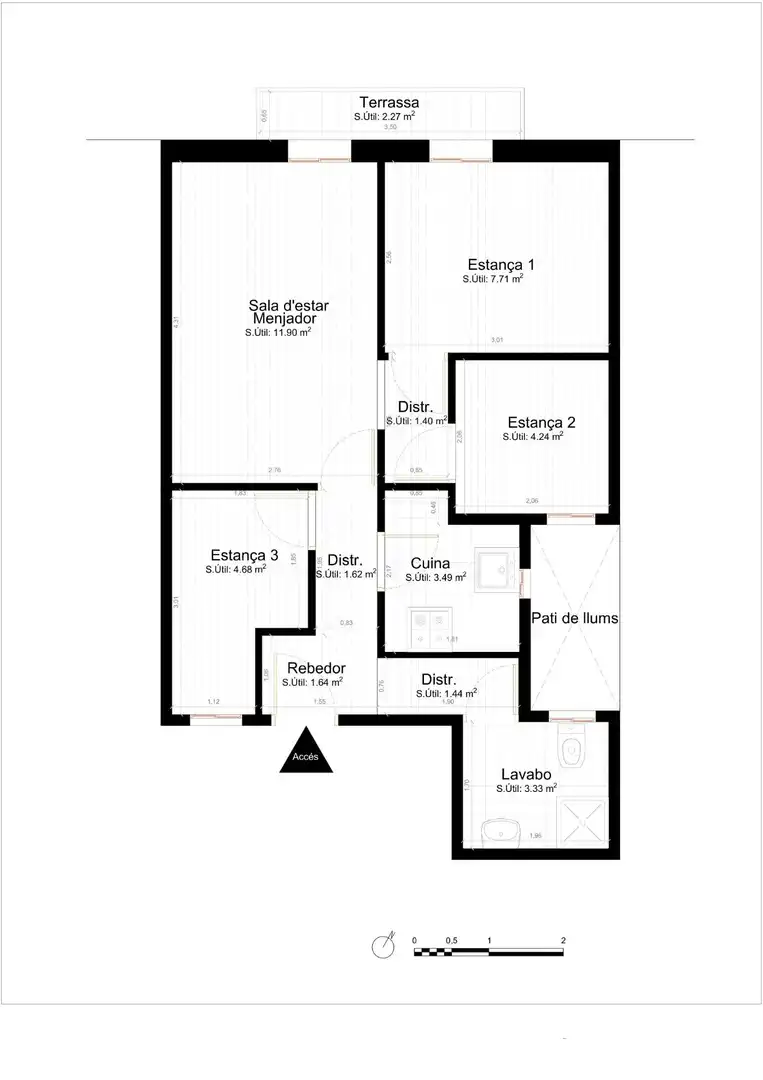 Piso en venta en Barcelona con Terraza