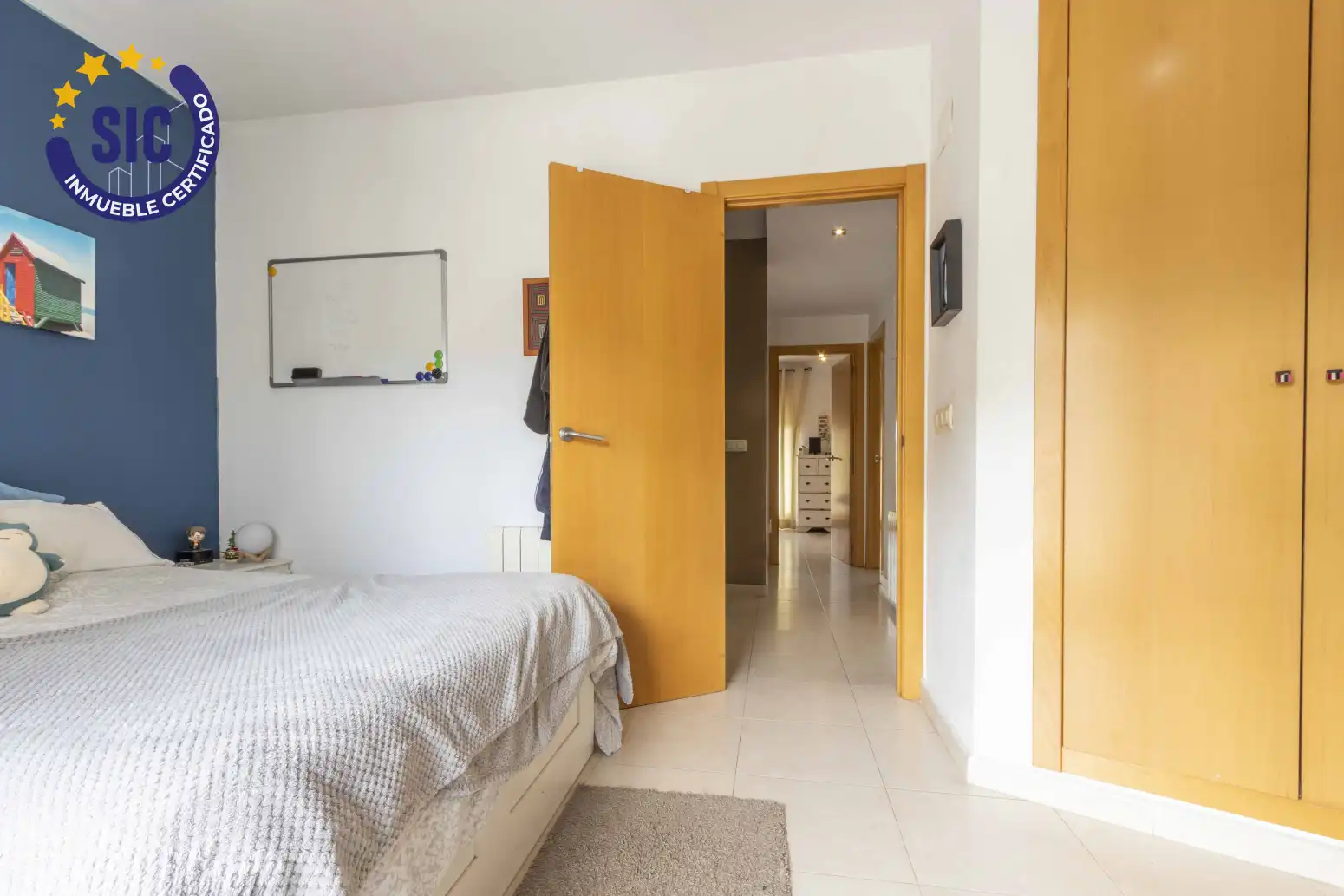 Dormitori de Casa adosada en venda en Náquera amb Calefacció, Jardí privat i Terrassa