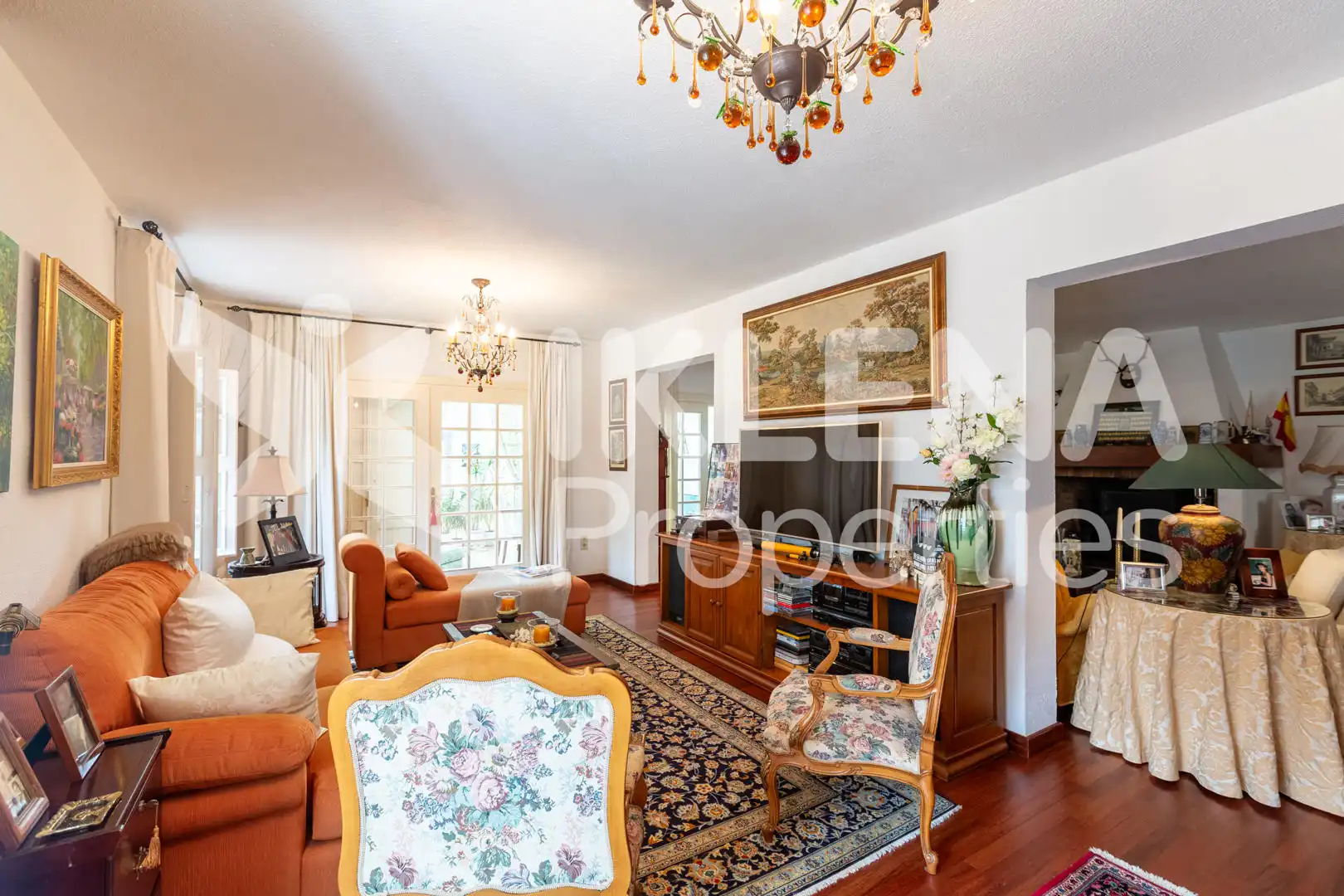 Living room of Houses for sale in Roquetas de Mar  with Air Conditioner, Private garden and Terrace