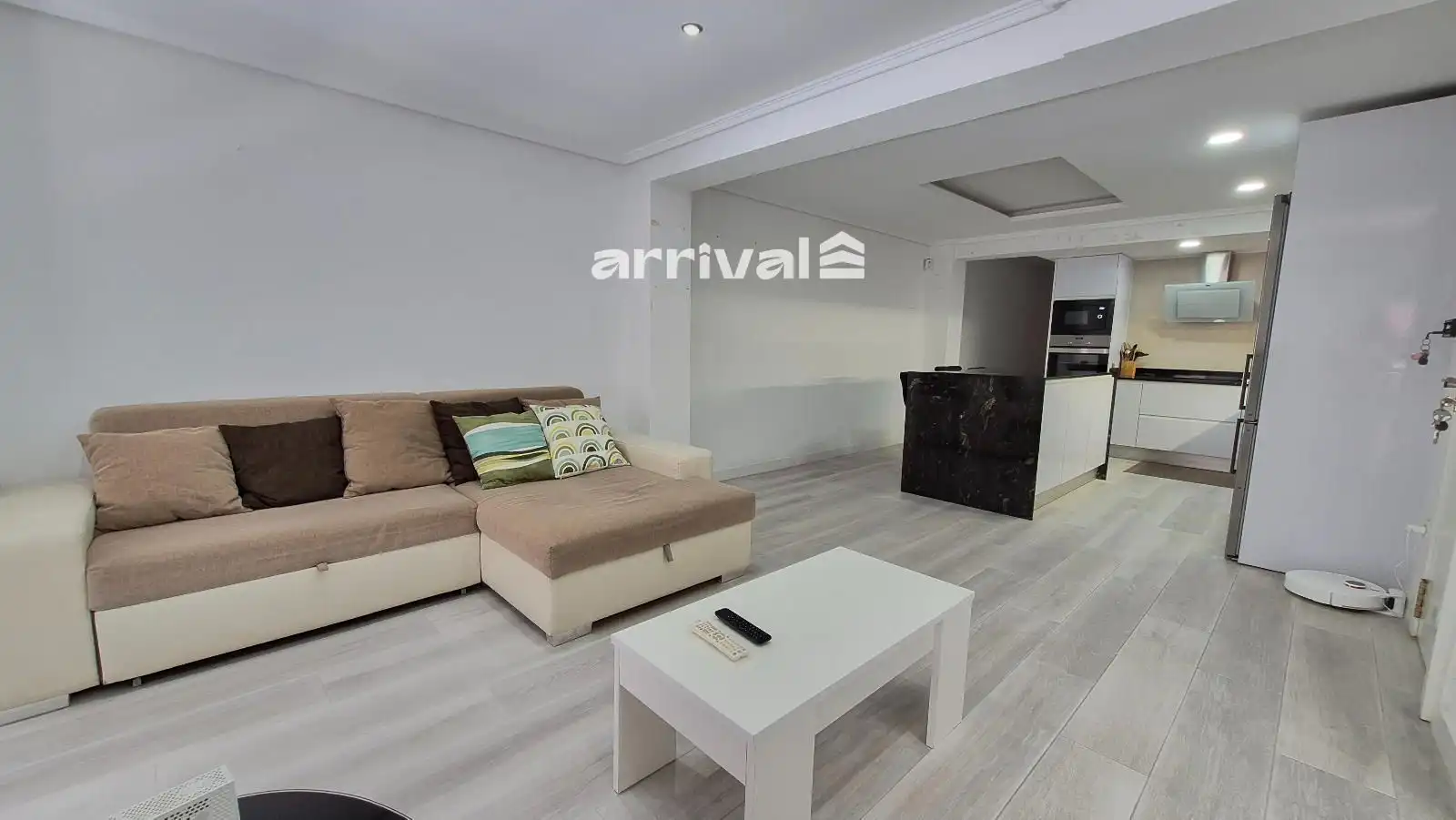 Wohnzimmer von Wohnung zur Miete in Valencia mit Klimaanlage, Heizung und Terrasse
