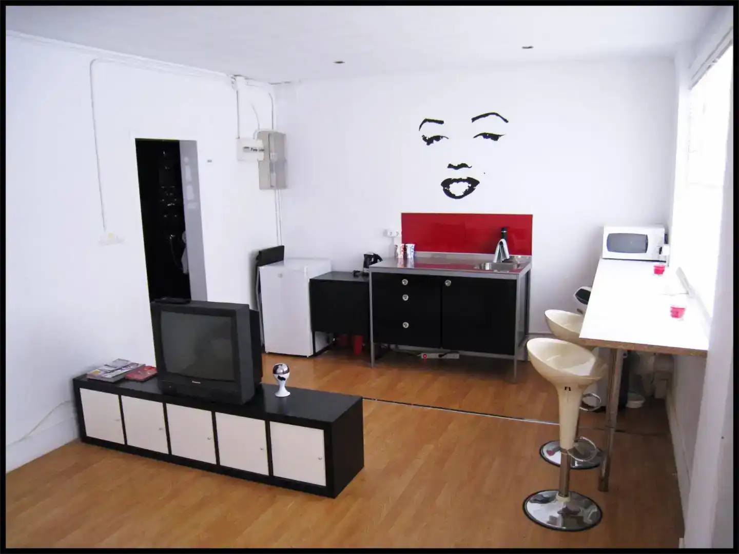 Sala de estar de Loft en venta en  Barcelona Capital con Aire acondicionado y Balcón