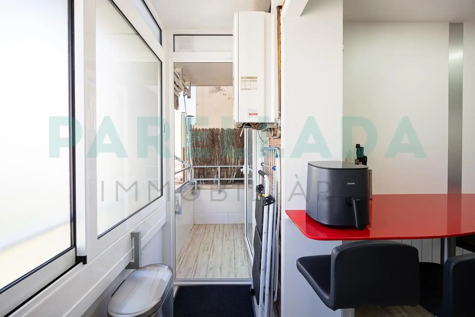 Balcony of Duplexes for sale in Badalona  with Air Conditioner, Heating and Terrace