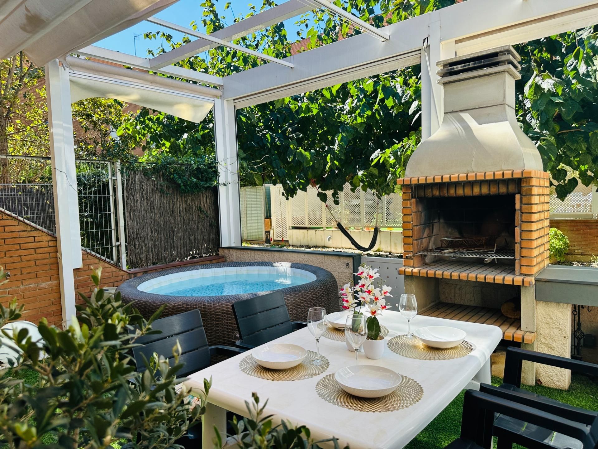 Garden of Single-family semi-detached for sale in Amposta  with Air Conditioner, Heating and Private garden