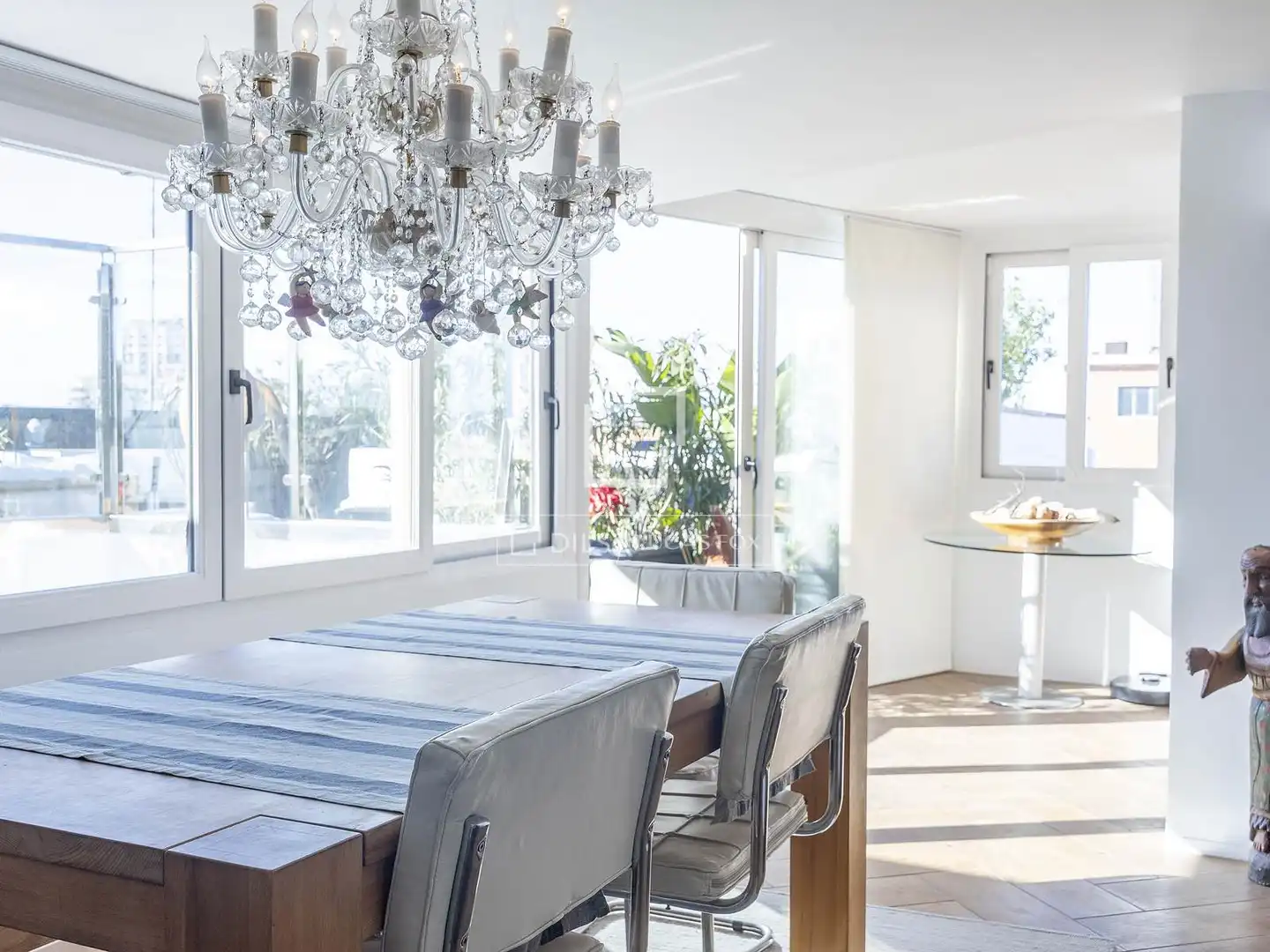 Esszimmer von Dachboden zum Verkauf in Valencia del Ventoso mit Klimaanlage, Terrasse und Balkon
