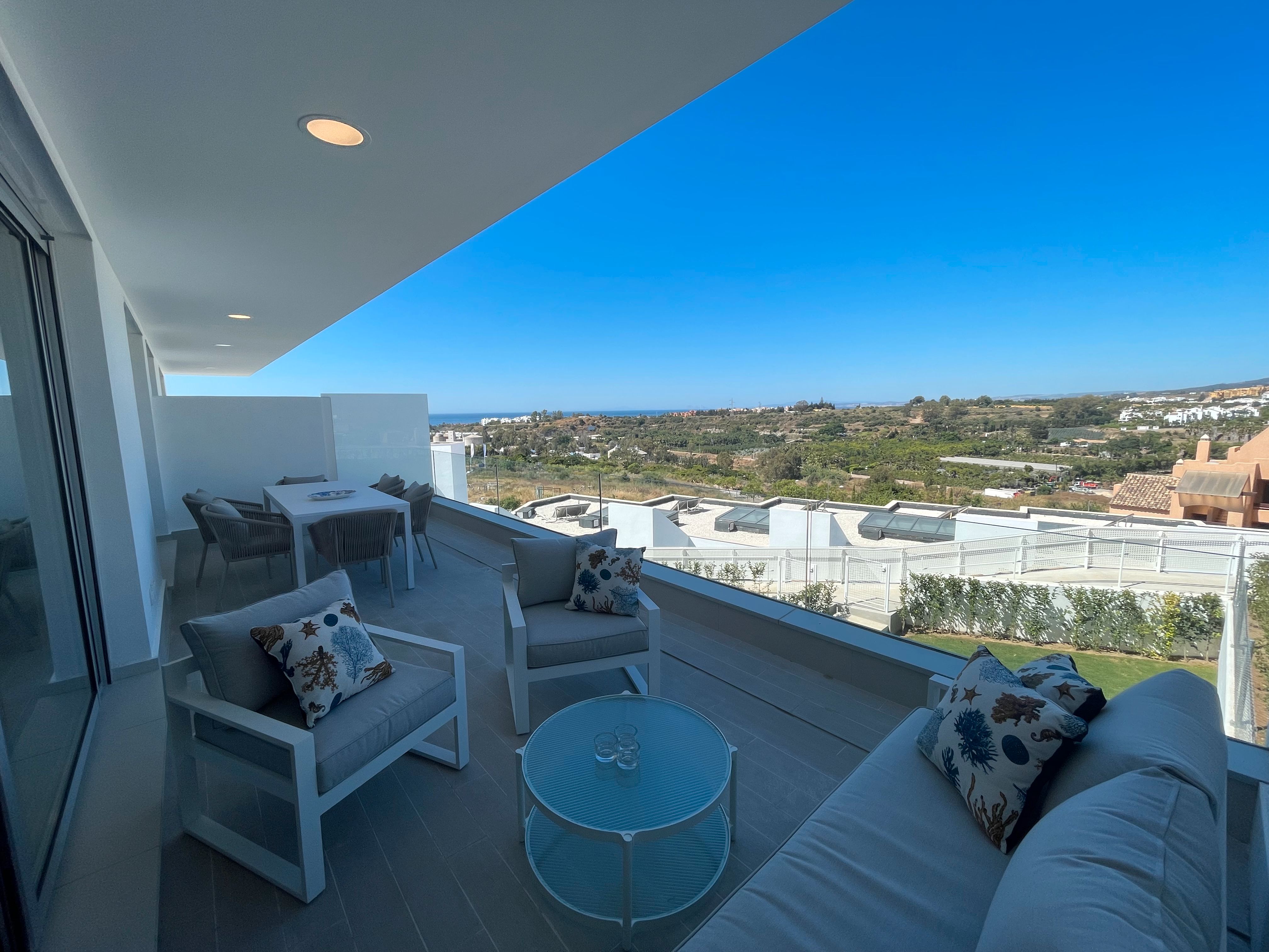 Terrassa de Apartament de lloguer en Estepona amb Aire condicionat, Terrassa i Traster