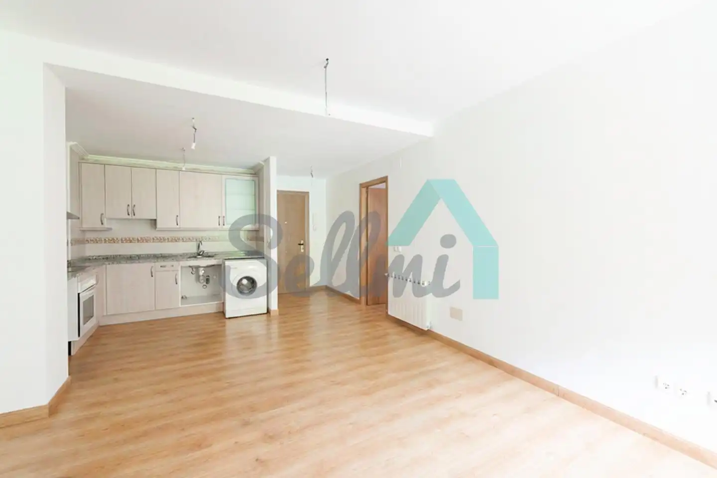 Küche von Wohnung zum Verkauf in Aller mit Heizung, Terrasse und Abstellraum