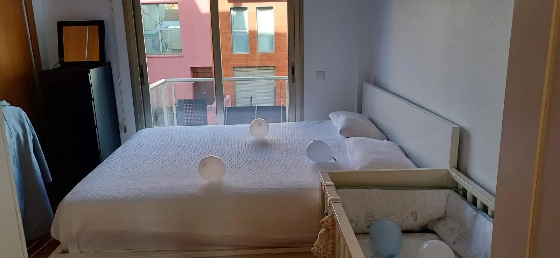 Bedroom of Flat for sale in  Palma de Mallorca  with Air Conditioner, Heating and Parquet flooring