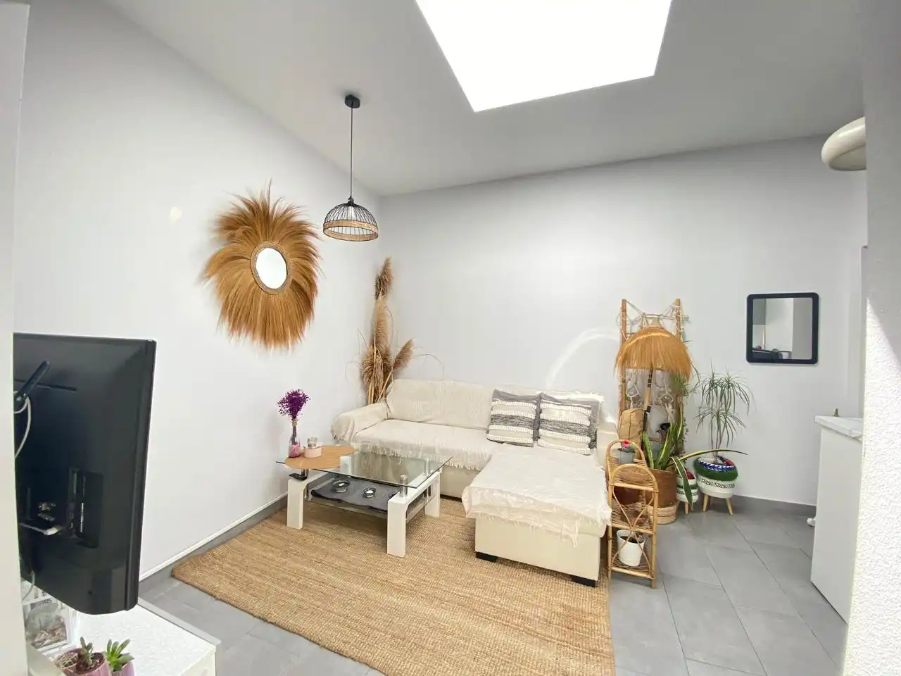 Sala d'estar de Apartament en venda en Sanlúcar de Barrameda amb Aire condicionat i Terrassa