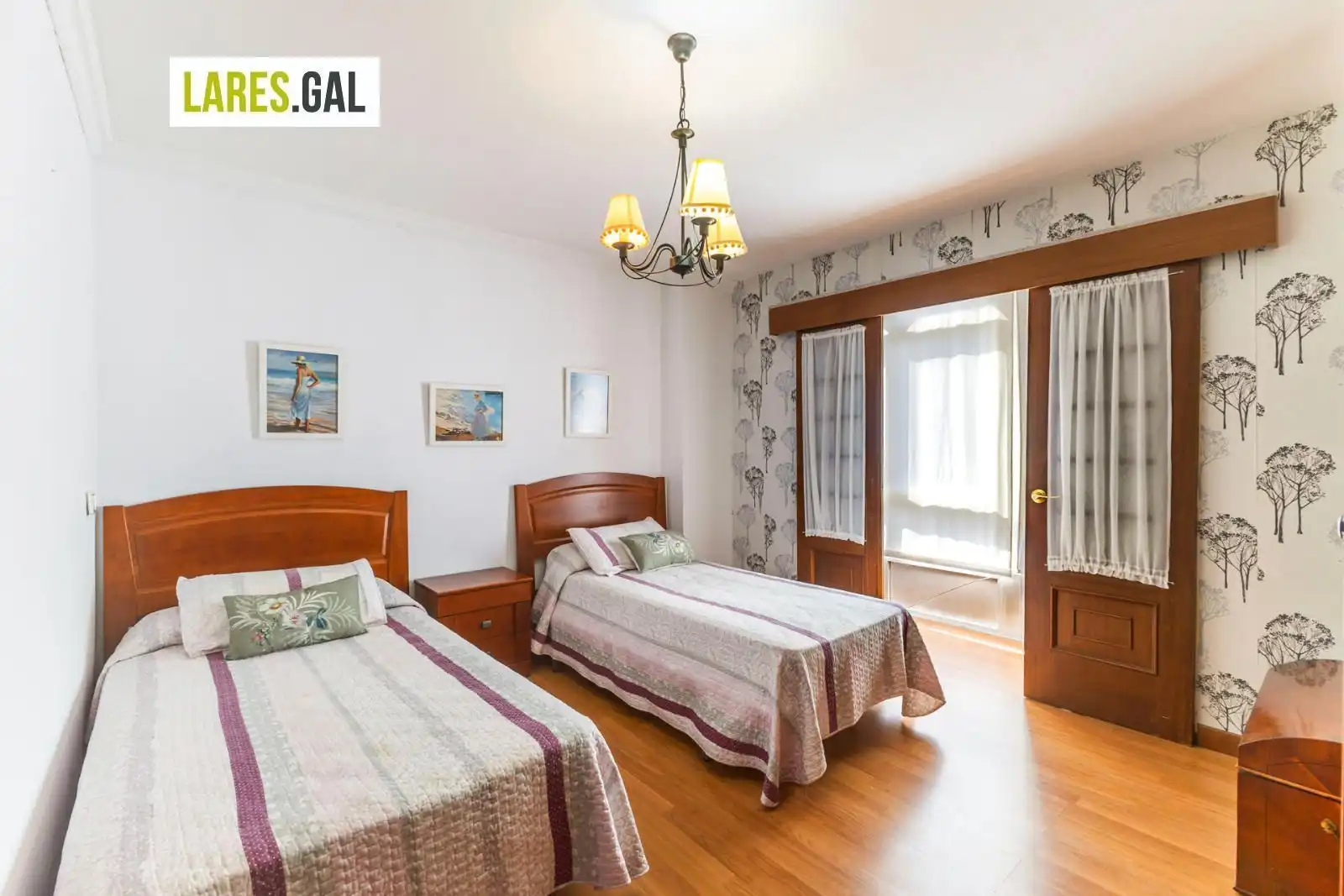 Schlafzimmer von Wohnung zum Verkauf in Cangas  mit Heizung und Terrasse
