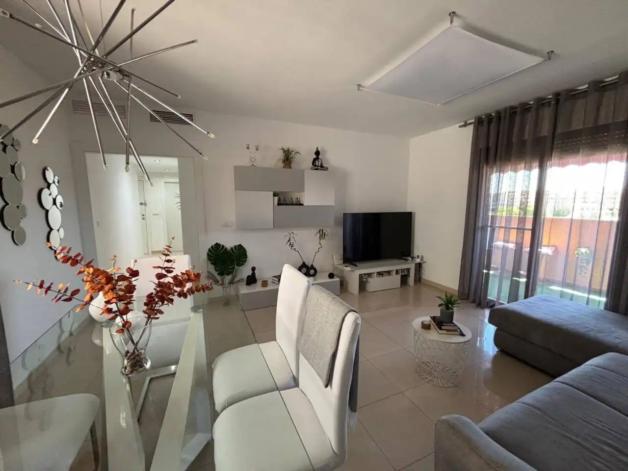 Wohnzimmer von Wohnung zum Verkauf in Archena mit Klimaanlage, Terrasse und Abstellraum
