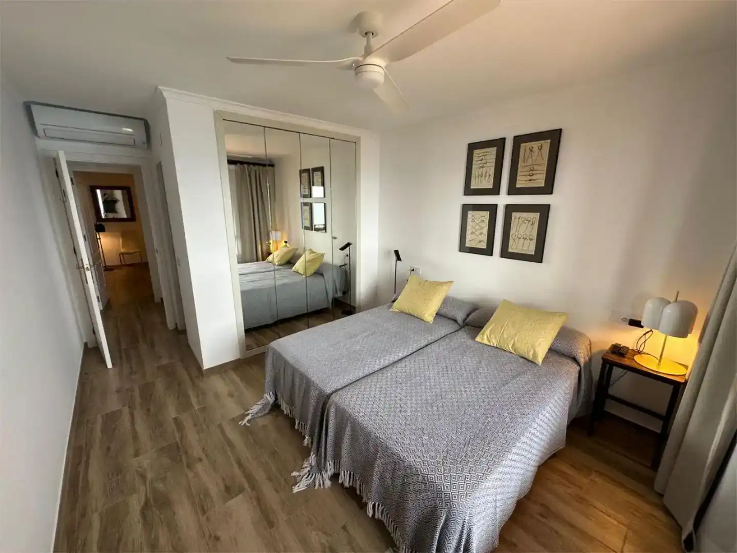Bedroom of Flat for rent in Altea  with Air Conditioner, Swimming Pool and Balcony