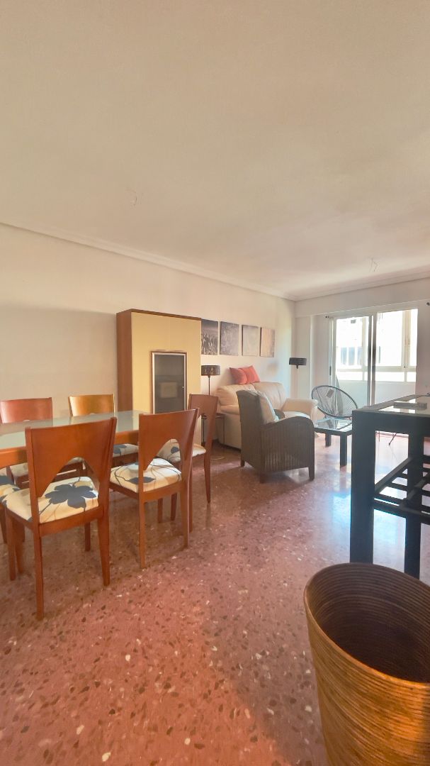 Sala d'estar de Pis de lloguer en Alicante / Alacant amb Aire condicionat, Calefacció i Moblat