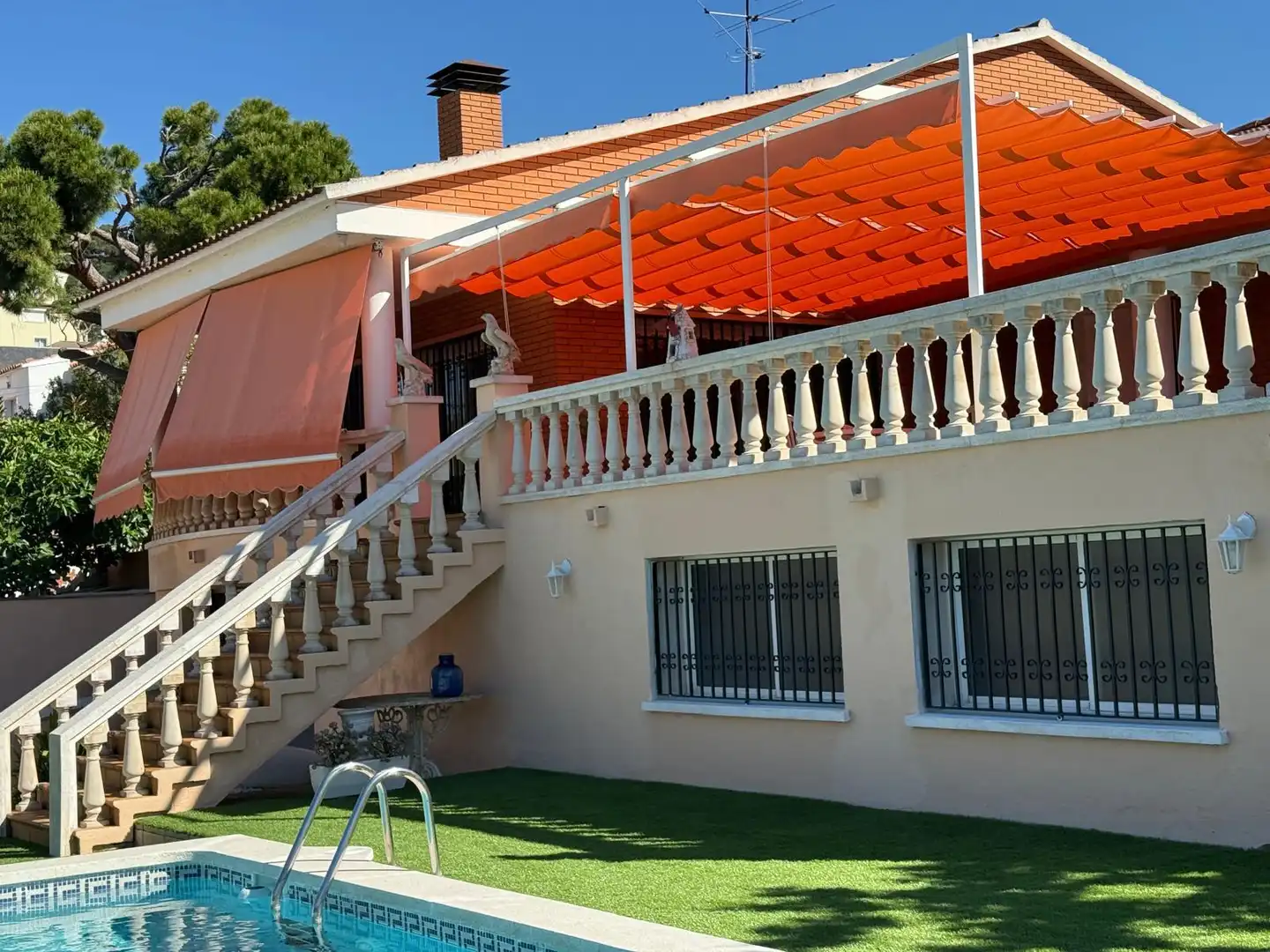 Terrasse von Haus oder Chalet zur Miete in Viladecans mit Klimaanlage, Heizung und Privatgarten
