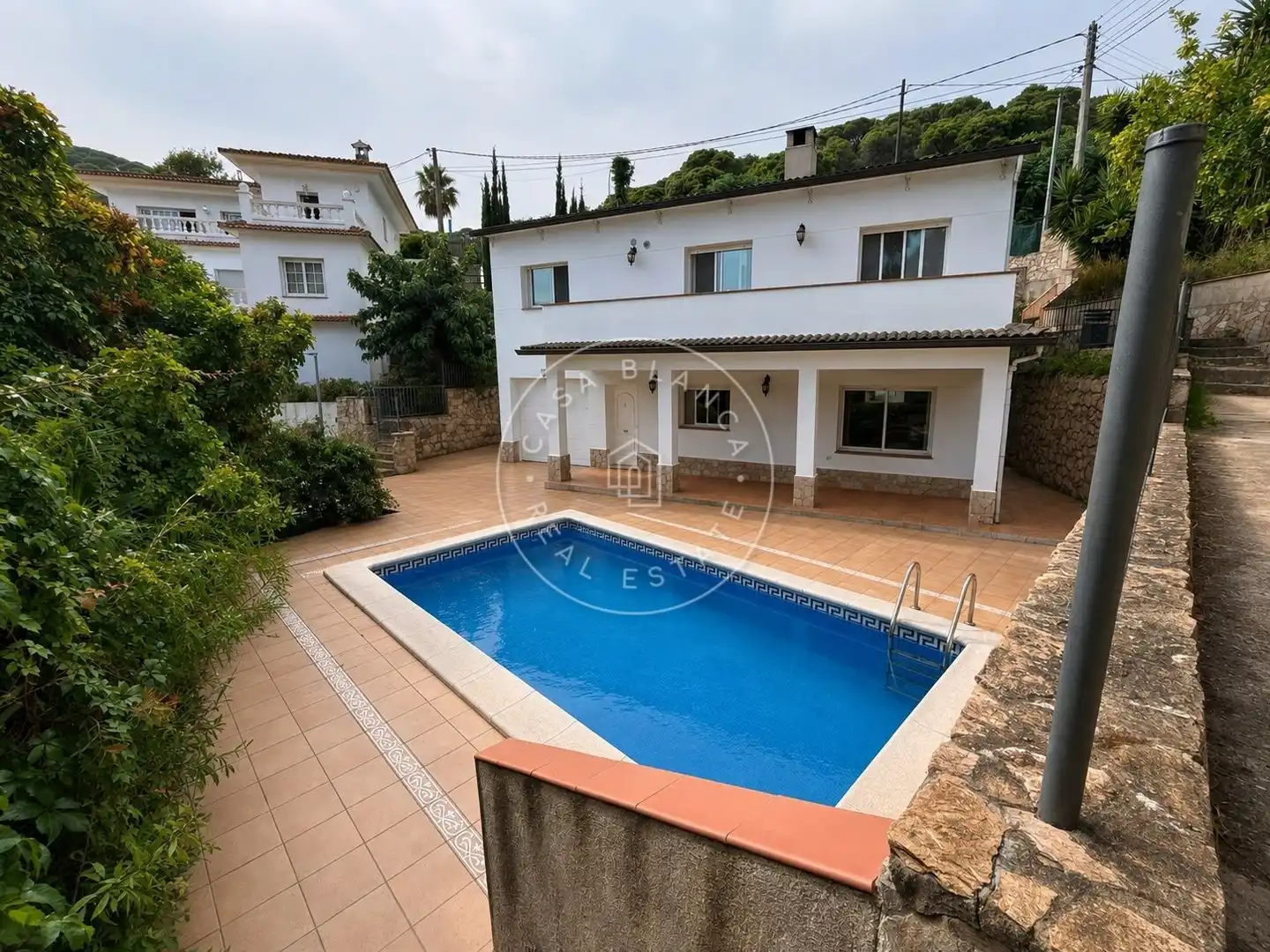Exterior view of Houses for sale in Lloret de Mar  with Air Conditioner, Heating and Private garden