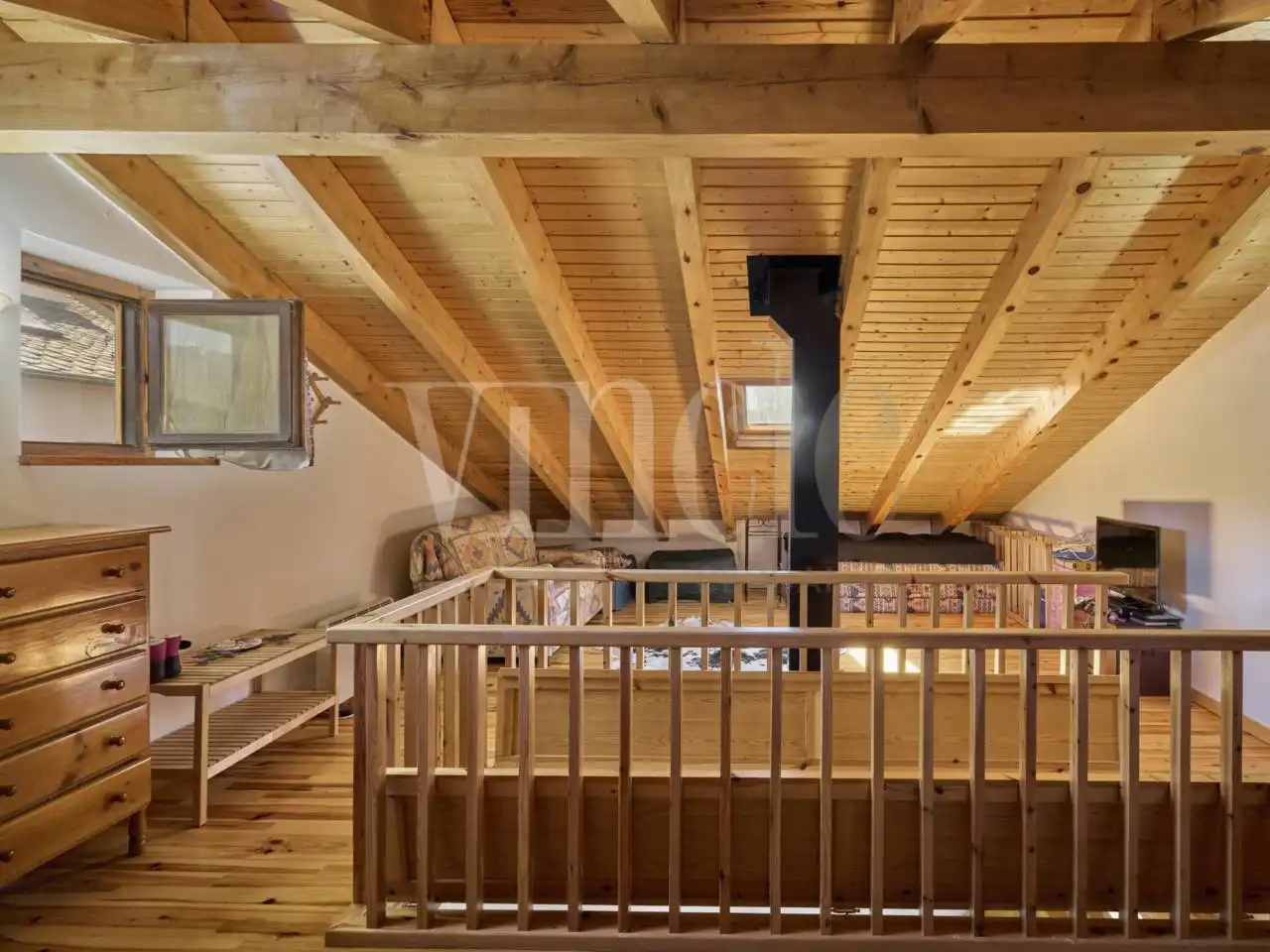 Bedroom of Detached homes for sale in Puigcerdà  with Heating, Parquet flooring and Terrace