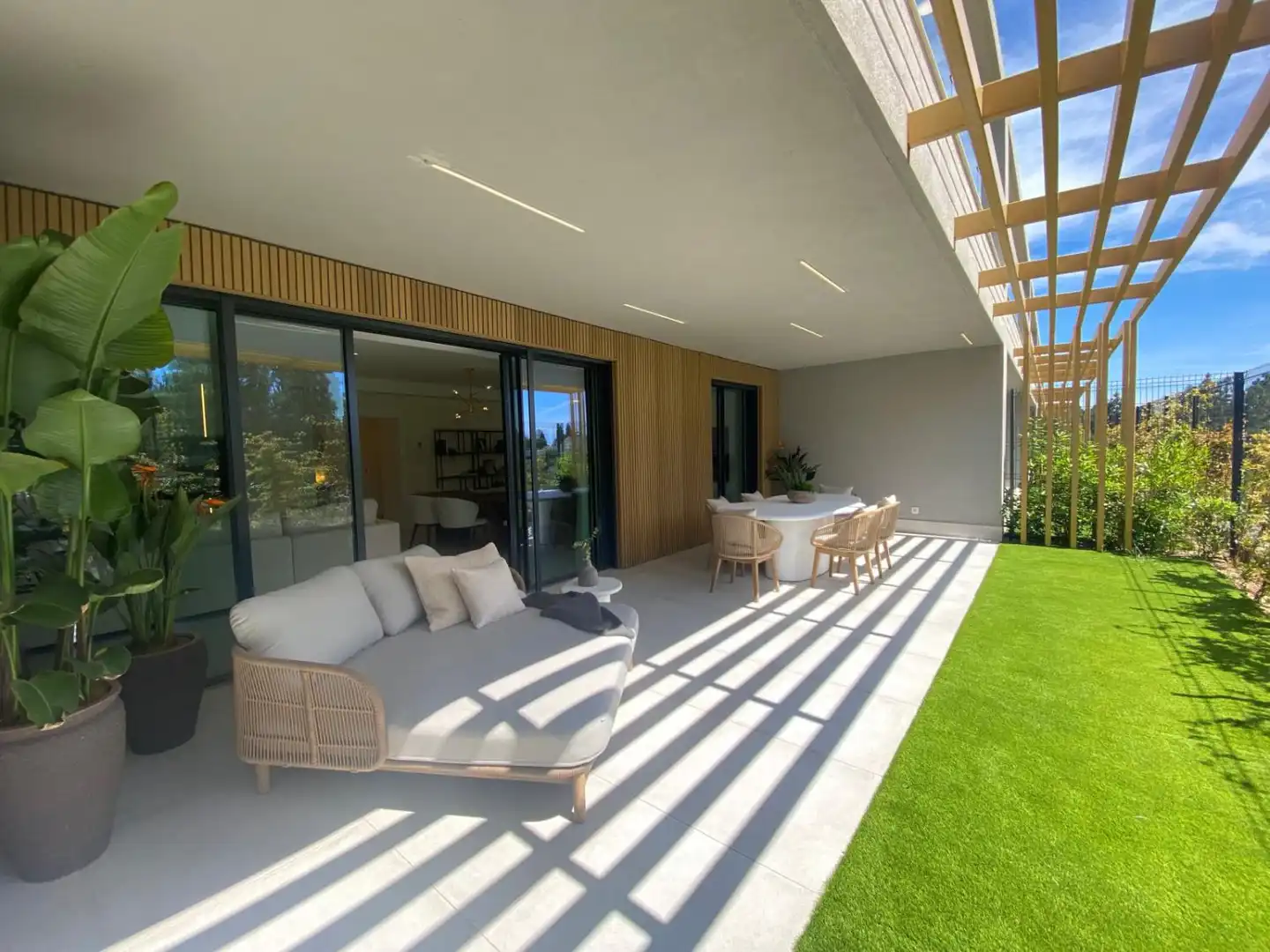 Terrassa de Casa o xalet en venda en Mijas amb Aire condicionat, Calefacció i Jardí privat