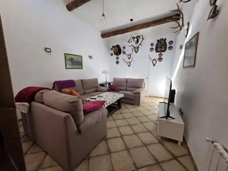 Sala de estar de Casa o chalet en venta en Malpartida de Plasencia con Aire acondicionado y Jardín privado