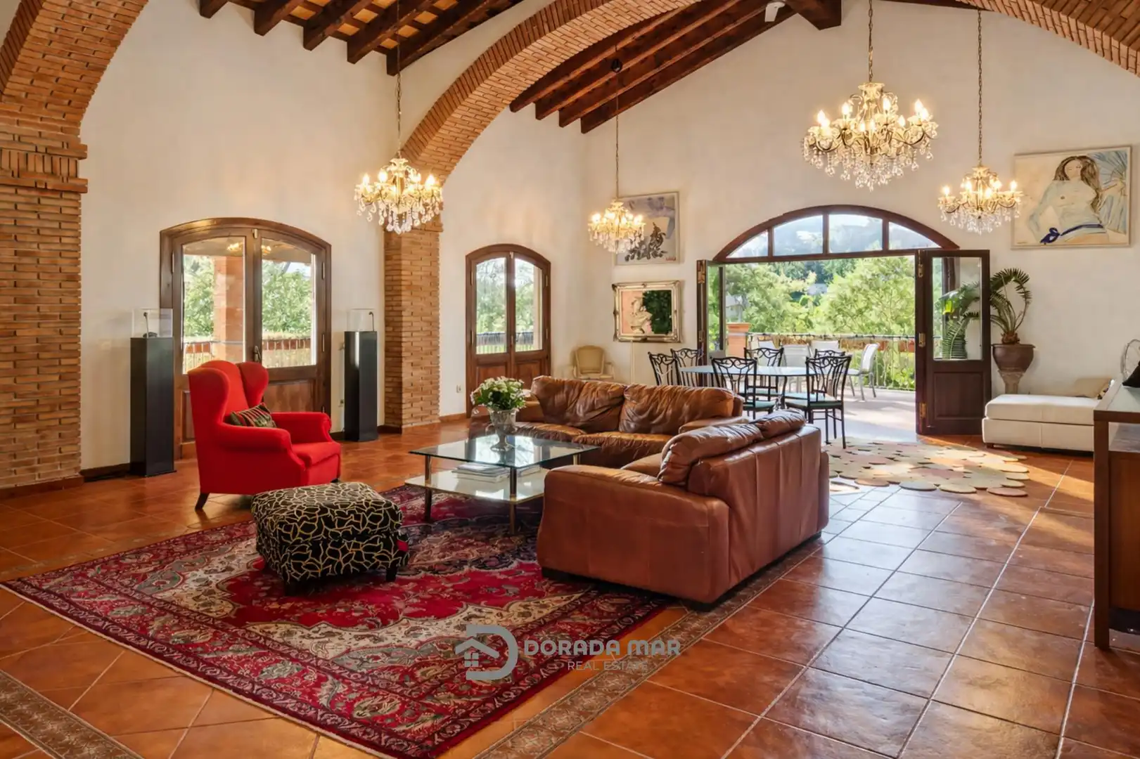 Sala de estar de Casa o chalet en venta en Olivella con Calefacción y Jardín privado