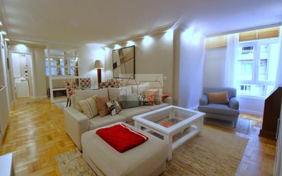 Living room of Flat for sale in Vigo   with Heating, Parquet flooring and Storage room