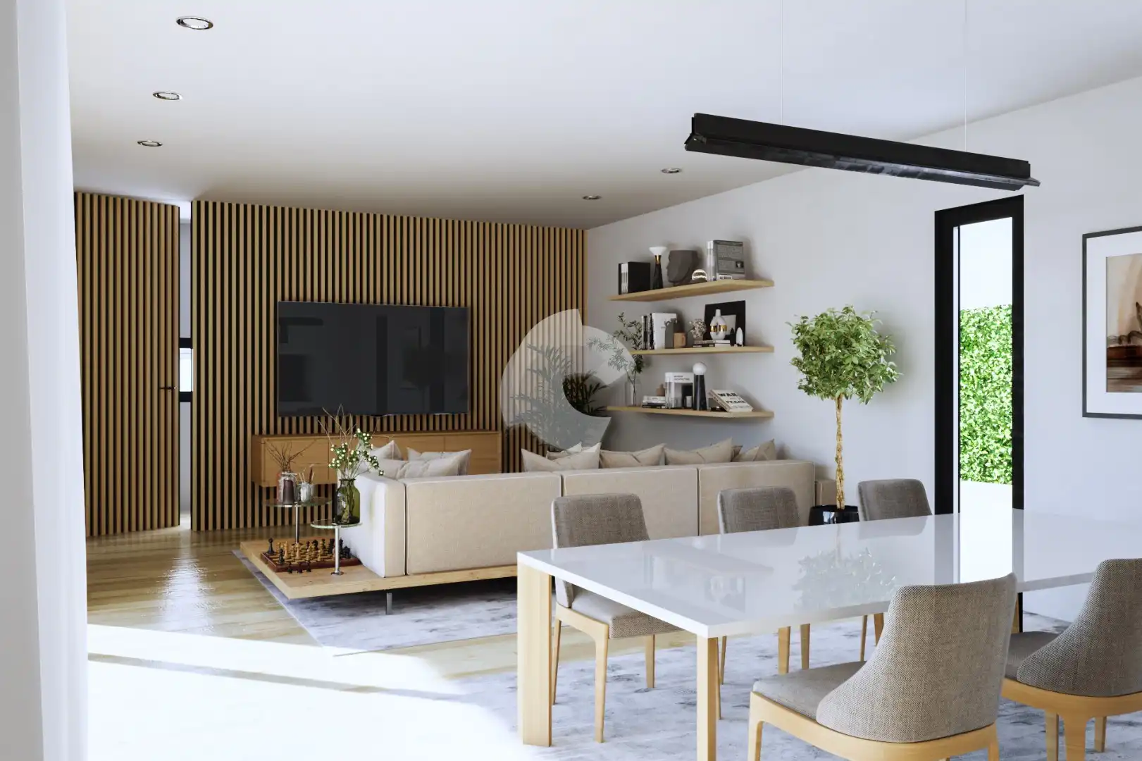 Sala d'estar de Casa o xalet en venda en Miño amb Jardí privat
