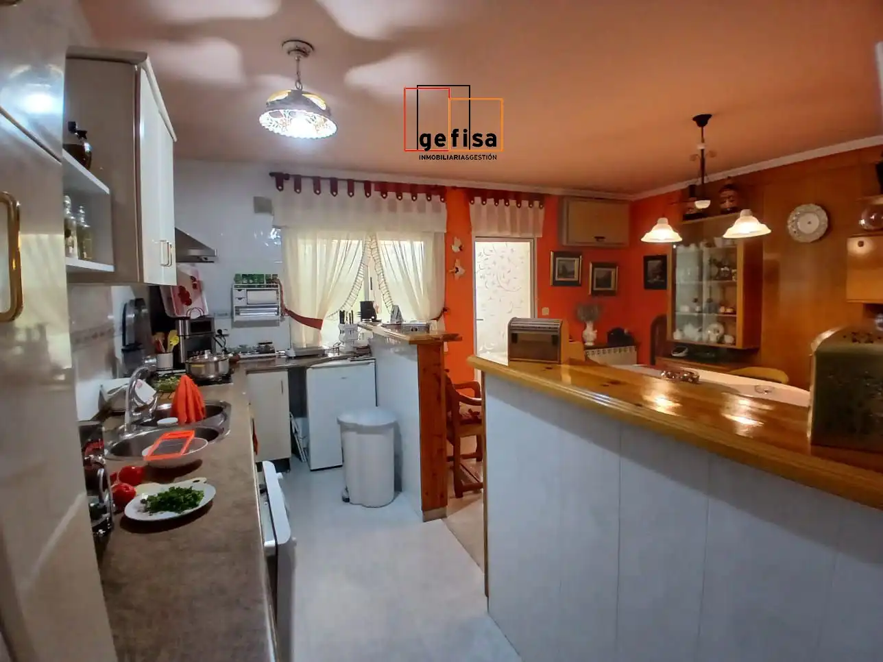 Cocina de Casa o chalet en venta en Valdepeñas con Aire acondicionado, Calefacción y Terraza